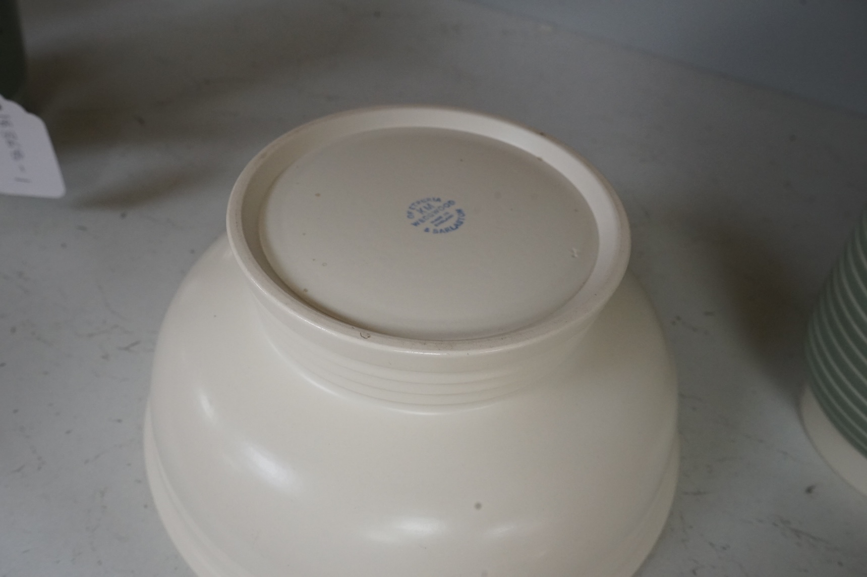 Keith Murray for Wedgwood, a cream ribbed bowl, diameter 22cm